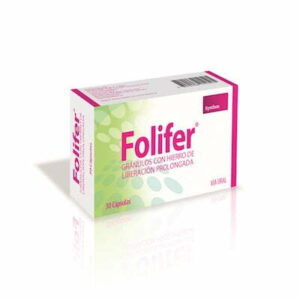 FOLIFER / 30 Cápsulas Con Gránulos De Liberación Prolongada