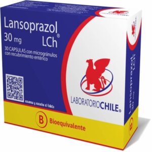 Lansoprazol 30 mg / 30 Cápsulas Con MicroGránulos Con Recubrimiento Entérico