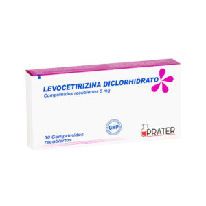 LEVOCETIRIZINA DICLORHIDRATO 5 MG / 30 Comprimidos Recubiertos