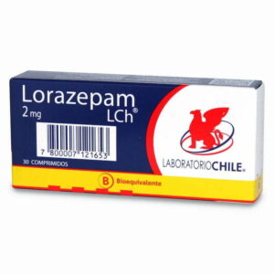 LORAZEPAM 2 mg / 30 Comprimidos
