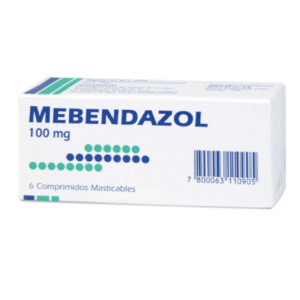 Mebendazol 100 mg / 6 Comprimidos Masticables
