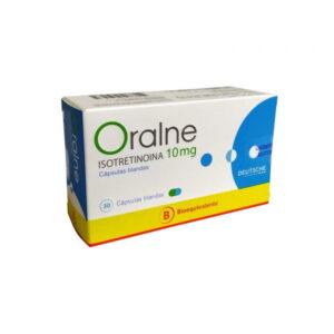 Oralne Isotretinoína 10mg / 30 Cápsulas Blandas
