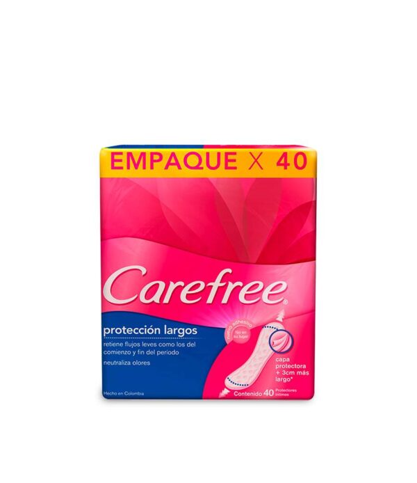 CAREFREE PROT DIARIOS 40UN. LARGO