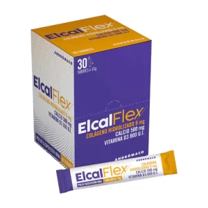 ELCALFLEX Colageno Hidrolizado+Calcio+Vitamina D3/ 30 sobres
