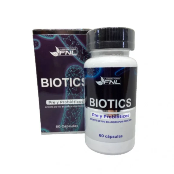 BIOTICS (Pre y Probióticos) FNL / 60 cps
