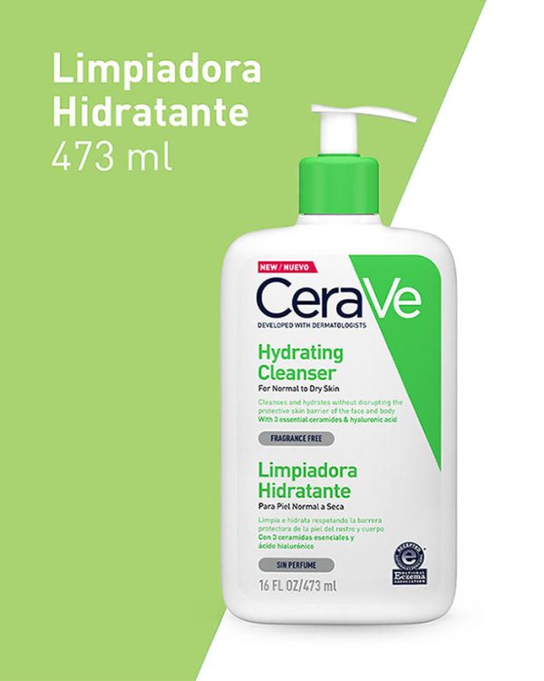 CERAVE CREMA LIMPIADORA HIDRATANTE 473M