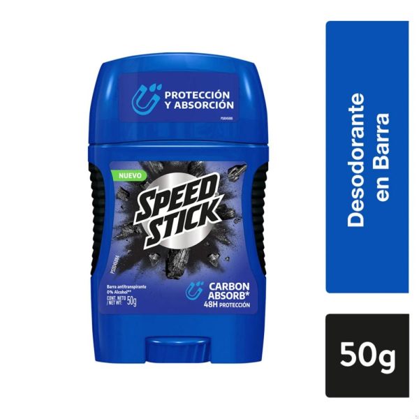 DESODORANTE SPEED STICK BARRA CARBON 50G