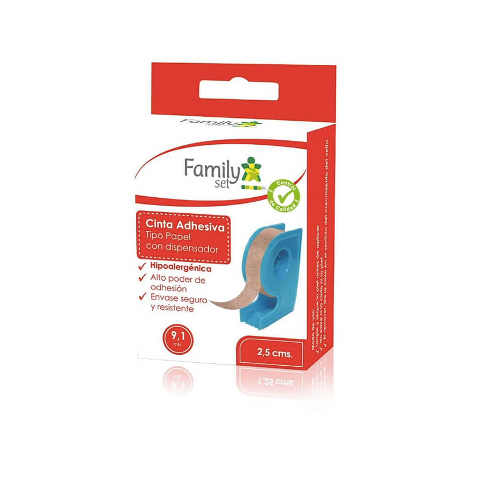 F.SET CINTA PAP/D PIEL 2.5X9.1 C/DIS.