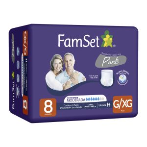 FAMILY SET PANTS G/XG 8 UNIDADES