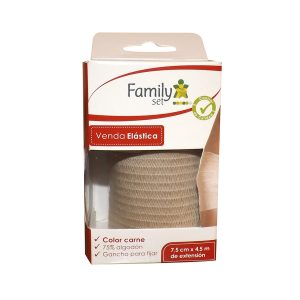 F.SET VENDA ELAST.7,5CM.4.5MTS.CARNE
