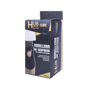 HUB RODILLERA DE NEOPRENO C/SOPORTE TALLA L