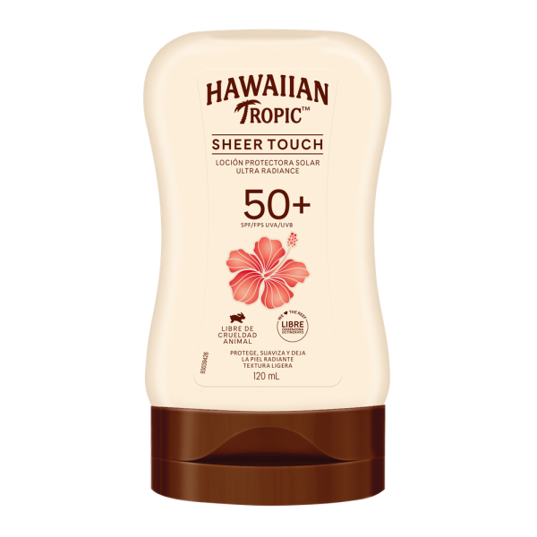 HAWAIIAN TROPIC SHEER TOUCH  FPS 50+ / 120 ML