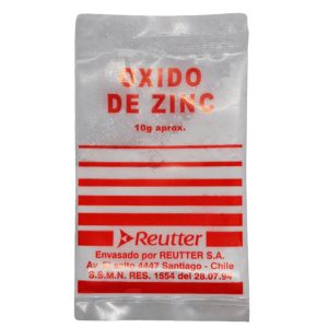 OXIDO DE ZINC 10 GRAMOS REUTTER