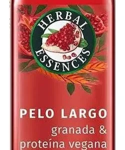 HERBAL ESSENCES Pelo Largo granada Proteína Vegana /400 ml