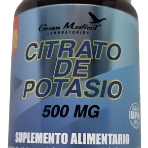 CITRATO DE POTASIO (GreenMedical )500mg/120 cps