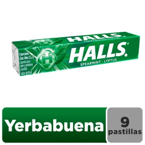 HALLS YERBABUENA LYPTUS VERDE