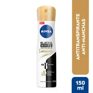NIVEA BLACK AND WHITE  INVISIBLE EFECTO SATIN X 150 ML