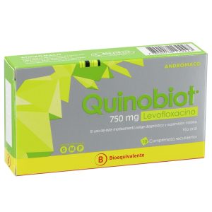 QUINOBIOT 750MG.10COM.REC.